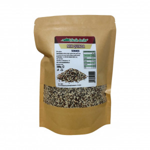 Quinoa mix 500 gr amestec de alb, rosu si neagra, ingredient versatil pentru preparate sanatoase, ambalaj SmartZip resigilabil - Img 2