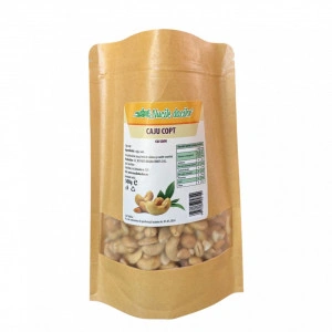 Caju copt sarat 500gr – gust delicios, perfect pentru pauze de energie – ambalaj SmartZip resigilabil - Img 2