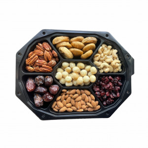 Platou "Napoleon" 7 compartimente fructe uscate si nuci 1000 gr