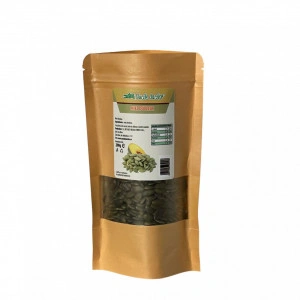 Miez de dovleac crud 200g – 100% natural, fara sare – ambalaj SmartZip resigilabil - Img 2