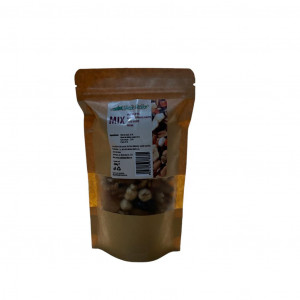 Mix fructe uscate -Nucă,Alune de padure coapte,Caise uscate,Prune uscate 200g