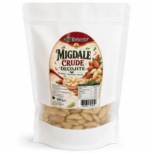 Migdale Jumbo crude decojite, fără cojiță – 500 g - Img 2