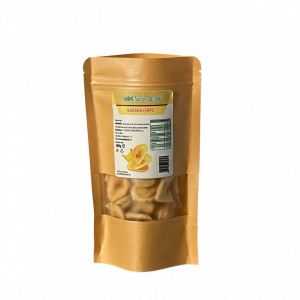 Banana Chips 200g – prajite usor in ulei de cocos, gust exotic - Img 2