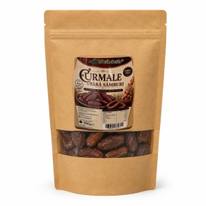 Curmale fără sâmburi Iran 700 g – gust dulce natural, ideale pentru gustări și deserturi – ambalaj SmartZip resigilabil