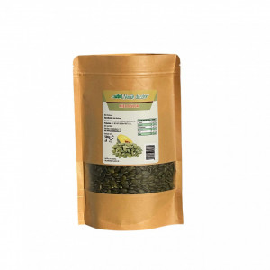 Miez de dovleac crud 500 gr– 100% natural, fara sare – ambalaj SmartZip resigilabil - Img 2