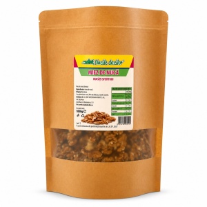 Miez de nucă sferturi bucăți 1 kg ~prod. 2025~ Ambalaj SmartZip resigilabil