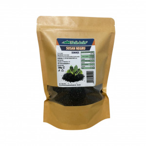 Seminte de susan negru 500 gr – 100% naturale, fara aditivi ambalaj SmartZip resigilabil - Img 2
