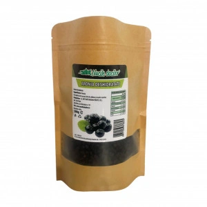 Fructe uscate de Aronia 100% naturale 500 gr, Fara Zahar Adaugat, ambalaj SmartZip resigilabil - Img 2