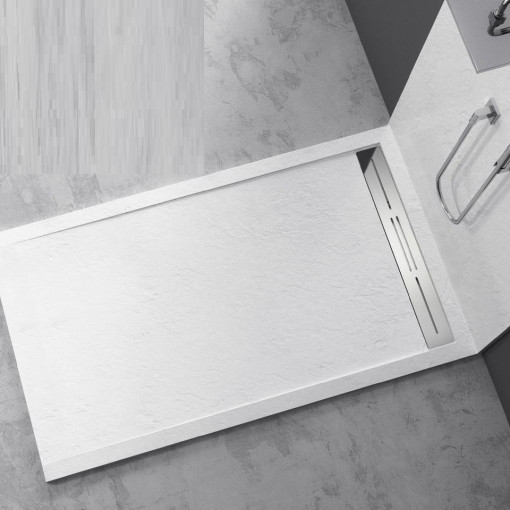 Cadita Baie Din Compozit , Smack , 90x80 Cm , Esn9080A , Cu Sifon LS