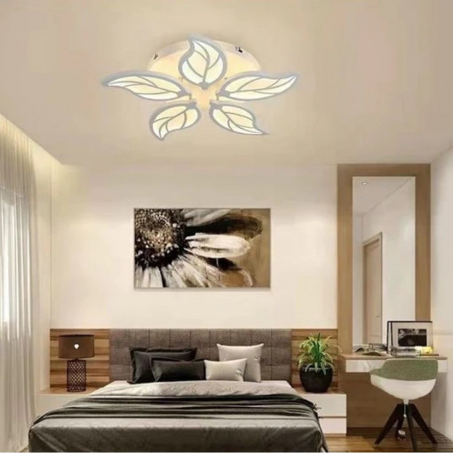Lustra LED Cu Telecomanda, Elit's Esn M007-5 R, 100w