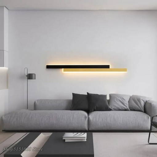 Aplica Led, Elit'S, Negru-Gold, Esn3929 BK+GD, 80CM