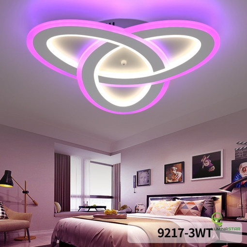 Lustra LED Cu Telecomanda, Elit's, wifi 2.4G lumina/rece/calda/neutra intensitate reglabila, 78W