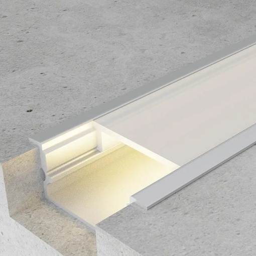 Profil LED Încastrat – Aluminiu, 20 × 10 mm, 2 m ✨