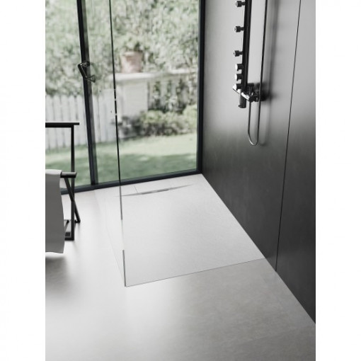 Cadita Baie Din Compozit , Smack , 90x80 Cm , Esn9080A , Cu Sifon US
