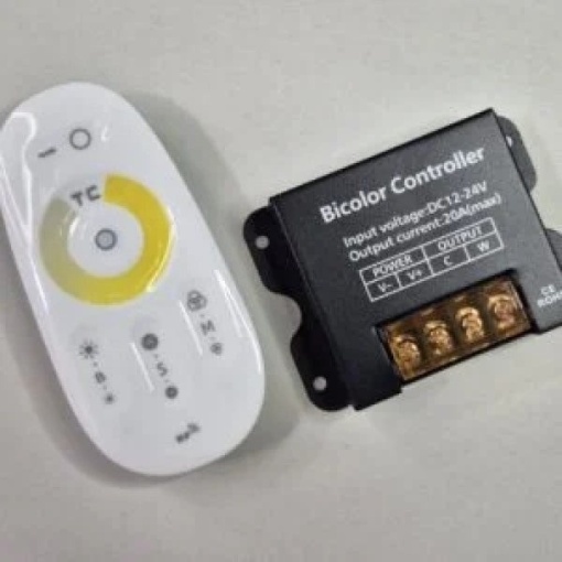 Controler LED CCT – 12–24 V, 20 A cu Telecomandă RF 💡