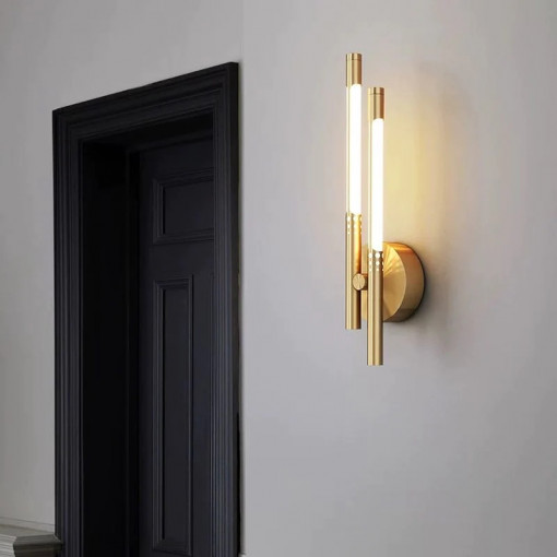 Aplica LED Elit's R9086/2, 3 Tipuri De Lumina, 10W, Auriu