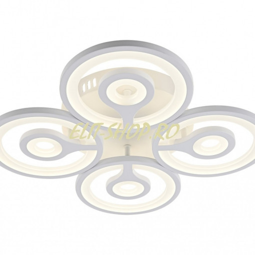 Lustra LED Cu Telecomanda, Elit's, 4 Cercuri, 96 w