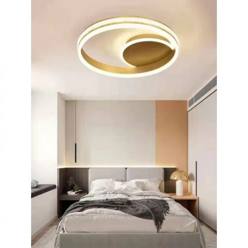 Lustra LED Cu Telecomanda, Elit's Esn F2331-1, 148w Bronz antichizat