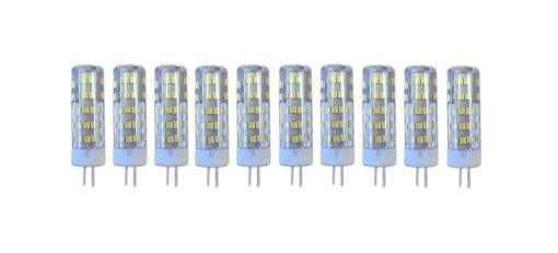 Set 10 × Becuri LED G4 – 7 W, lumină rece 6000 K, 220 VC