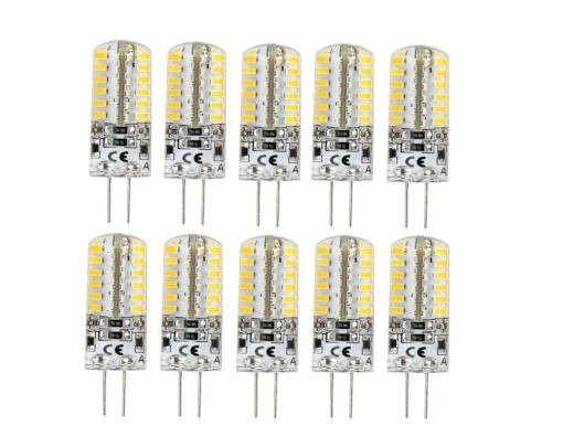 Set 10 x Becuri LED G4 – 5W, Lumină Caldă 3000K, 12V