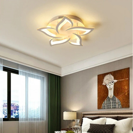 Lustra Led Cu Telecomanda, EsnM027-5, 90w, 66 cm