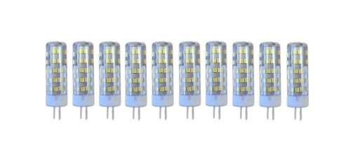 Set 10 × Becuri LED G4 – 7 W, lumină caldă 3000 K, 220 V