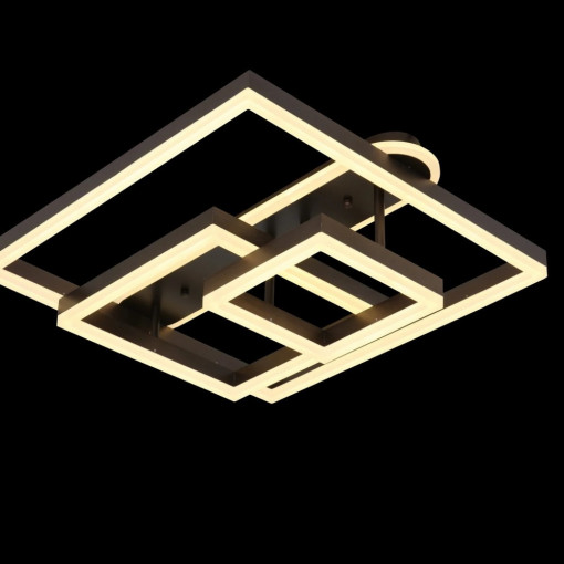 Lustra LED Cu Telecomanda, Elit's, Esn5195 -3F, Maro Coffee