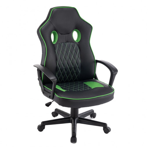 Scaun de gaming, NexaGlide, Black-Green