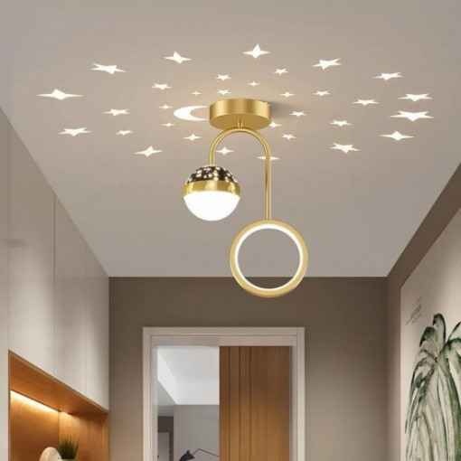 Aplica Led, Elit'S Vidal , 37w Negru-Gold