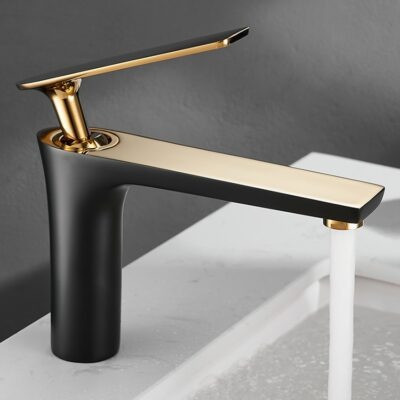 Baterie Lavoar Negru-Gold ,Smack, Esn 032, Alama