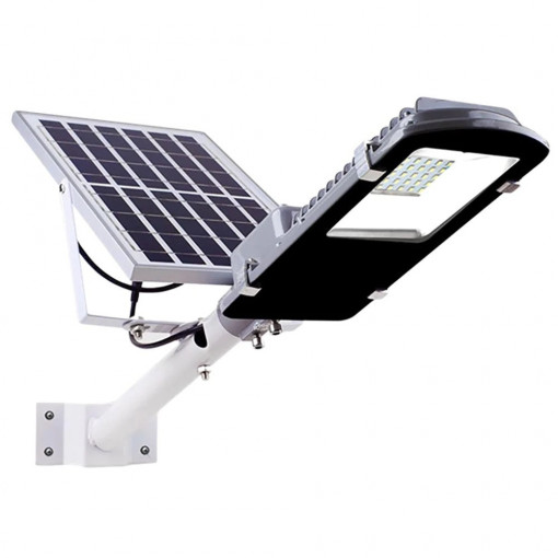 Proiector LED Stradal ELIT, Rezistent La Apa IP65, Cu Panou Solar, 100W, Cu Telecomanda