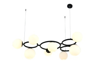 💡 Pendul N6805/9 – Eleganță Contrastantă în Negru și Alb - Img 2