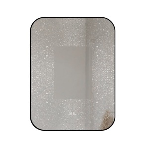 🪞 Oglindă LED cu Touch și Funcție Dezaburire – Ramă Negru, 60x80 cm, Model J187-6080 Smack - Img 4