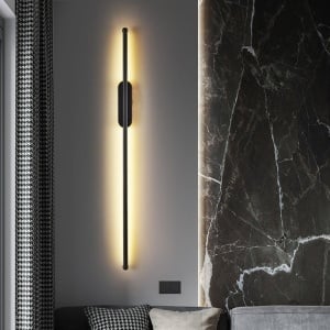 Aplica LED R9155-800 Negru, 15 W, 3 tipuri de lumină (caldă, neutră, rece) - Img 1
