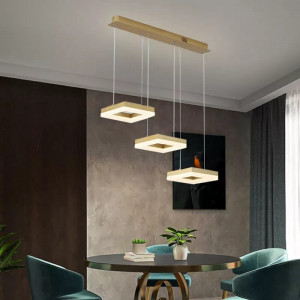 Lustra LED Cu Telecomanda, Elit's EsnF204-3, 96w