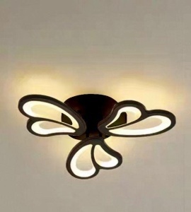Lustra LED G3314-3 BK – 98W, cu telecomanda, 3 temperaturi de culoare