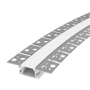Profil LED Încăastrat cu Finisaj Flexibil – Aluminiu, 3 m - Img 1