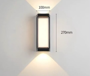 Aplică LED Exterior Model 605L – 20W, Lumină Caldă 3000K - Img 2
