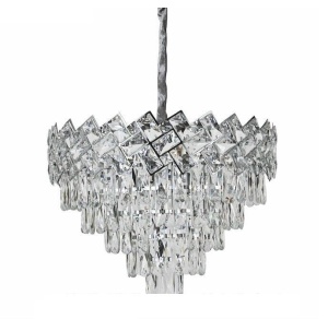 Candelabru Cristal, Elit'S, Esn Amora,50cm, Cromat