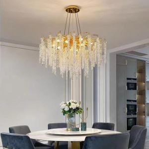 Candelabru led Cristal, Evea II 60 cm, E14 - Img 4