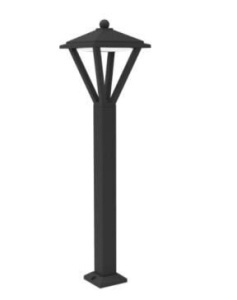 Lampă LED pentru grădină, exterior – 12W, IP65, 60 cm, lumină caldă 3000K