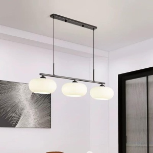 Lustră Model DN123-3 BK – Design Modern, 3 x E27