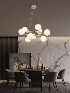Lustră Suspendată cu Fasung G9 – Design Modern, Ø600×800 mm