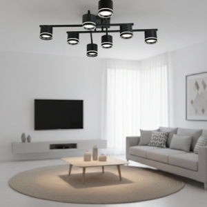 💡 Lustra LED 59041/8 MB – Iluminare Uniformă pentru Spații Moderne