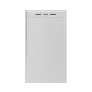 Cadita Baie Din ABS , Smack , 100x70 Cm, Cu Sifon, Alb LS - Img 2