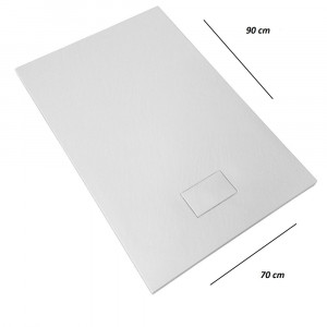 Cadita Baie Din Compozit , Smack , 90x70 Cm , Smk9070A, Cu Sifon - Img 2