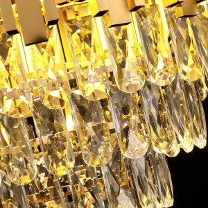 Candelabru Cristal, Elit'S, Gold, Esn339/400R, Dimensiune 40cm - Img 3