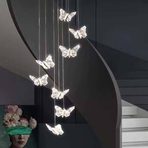 Candelabru LED Cristal, 48W, Auriu - Img 4