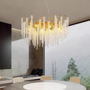 Candelabru led Cristal, Evea II 50 cm, E14 - Img 2