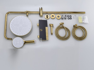 Coloana Dus ,Gold ,Afisaj Lcd Temperatura Apa ,Smack, LS - Img 2